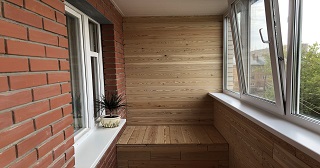 Отделка, остекление, утепление балконов в Новокуйбышевске от 207 руб. м/2.