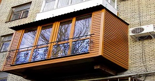 Внешняя отделка балкона Новокуйбышевск цена от 1034 руб. м/2.