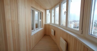 Отделка, остекление, утепление балконов в Новокуйбышевске от 207 руб. м/2.